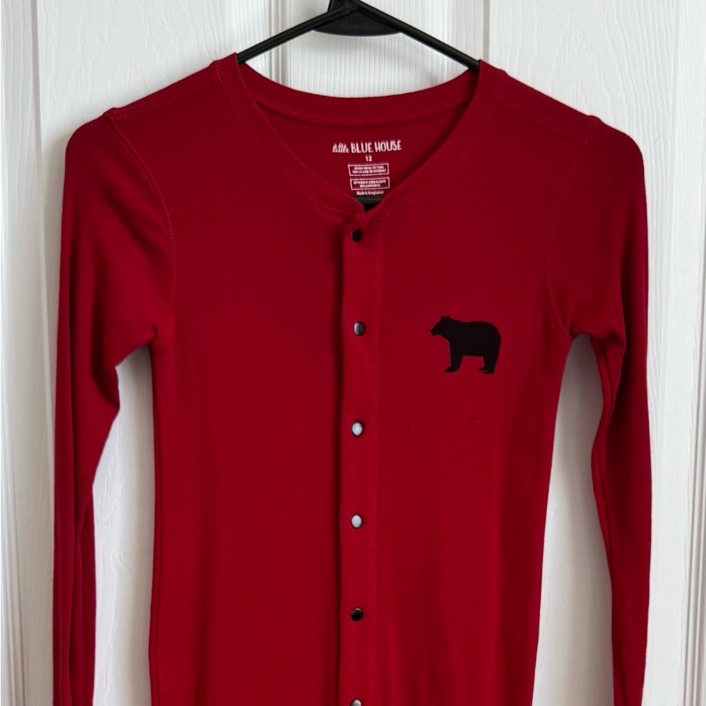 Blue House Kids Red Pajama Set